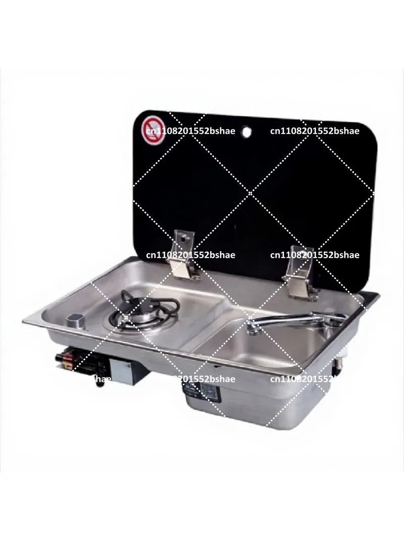 RV Gas Stove Water Basin 304 Stainless Steel Vegetable Basin for Modified Car Living Trailer Camper Bed Accessories