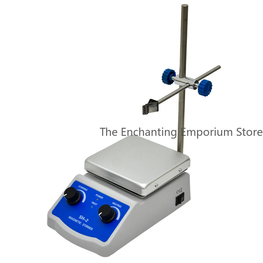 

110V/220v 50/60 Hz SH-2 Magnetic Hotplate Stirring Machine 500ML Stirring Health Laboratory Adjustable Continuously 0-1600r/min