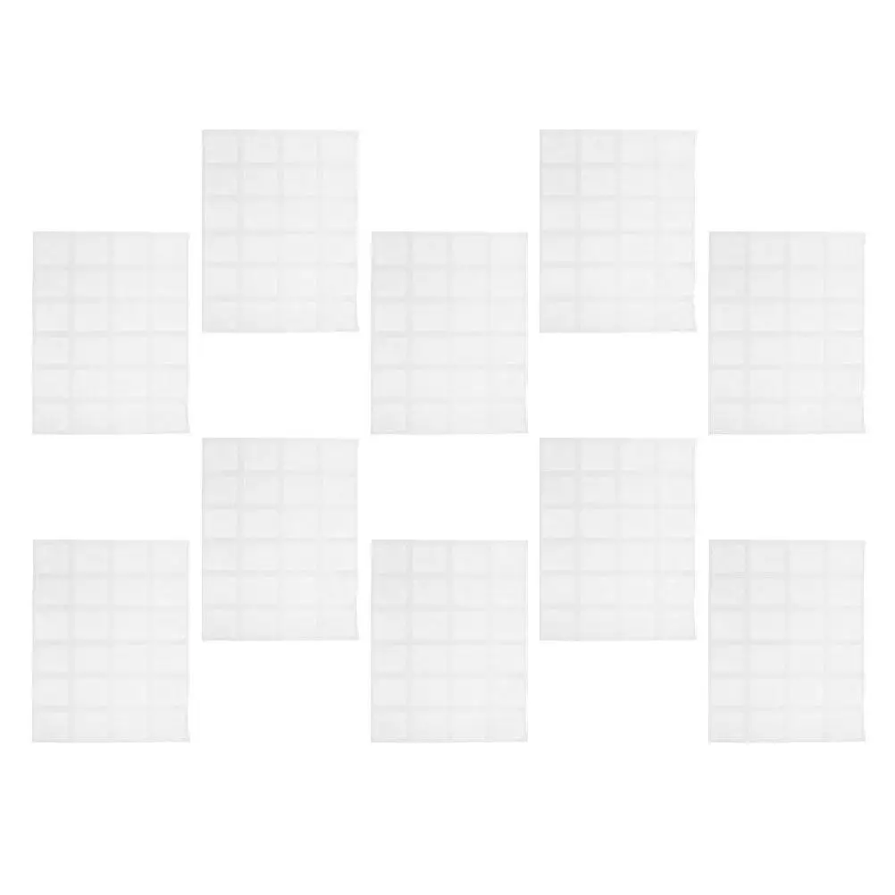 10Sheets Reusable Ice Sheets for Coolers Automatic Absorption Food Temperature Control Packs Chilled Shipping Cold Packs Dry Ice