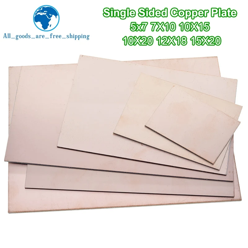 

1/2 шт. 5x7 7x10 10x15 10x20 15x20 12x18 см односторонняя медная пластина Diy Kit