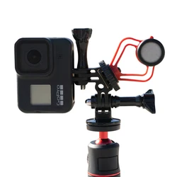 90 Degree Direction Adapter Elbow Mount with Thumb Screw Cold Shoe Mount for GoPro Insta360 for Osmo Action Camera Accessories