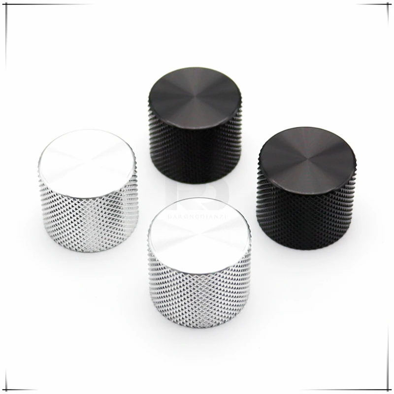 2PCS 21.5X17MM Aluminum alloy knob cap Potentiometer Encoder Knob cap Flower/D Shaped Inner Hole 6mm