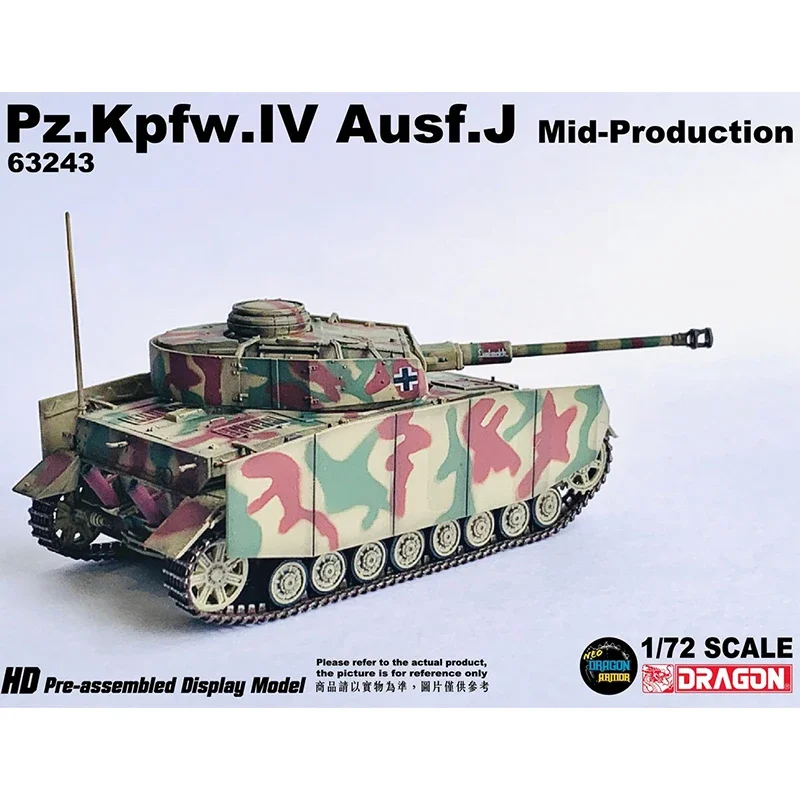 Collection Gift 1:72 Scale Plastics 63243 Tank No. 4 J-Type 115th Armored Battalion Model Militarized Combat Track Type Classic