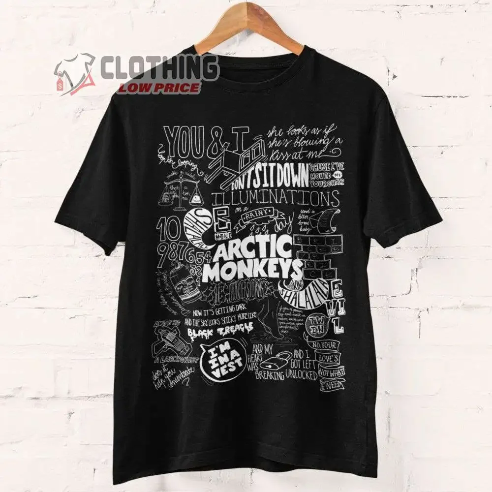 Arctic Monkey Tour Merch, Arctic Music And Lover Monkeys T-Shirt S-5XL VM4072