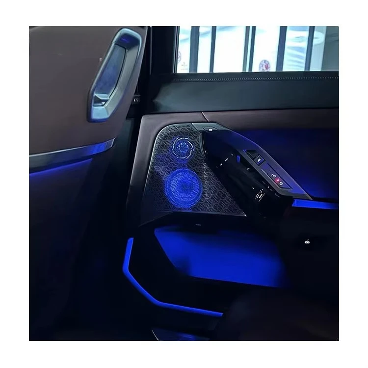 غطاء مكبر الصوت أضواء LED اكسسوارات السيارات الداخلية لسلسلة 7 الجديدة G70 #3
