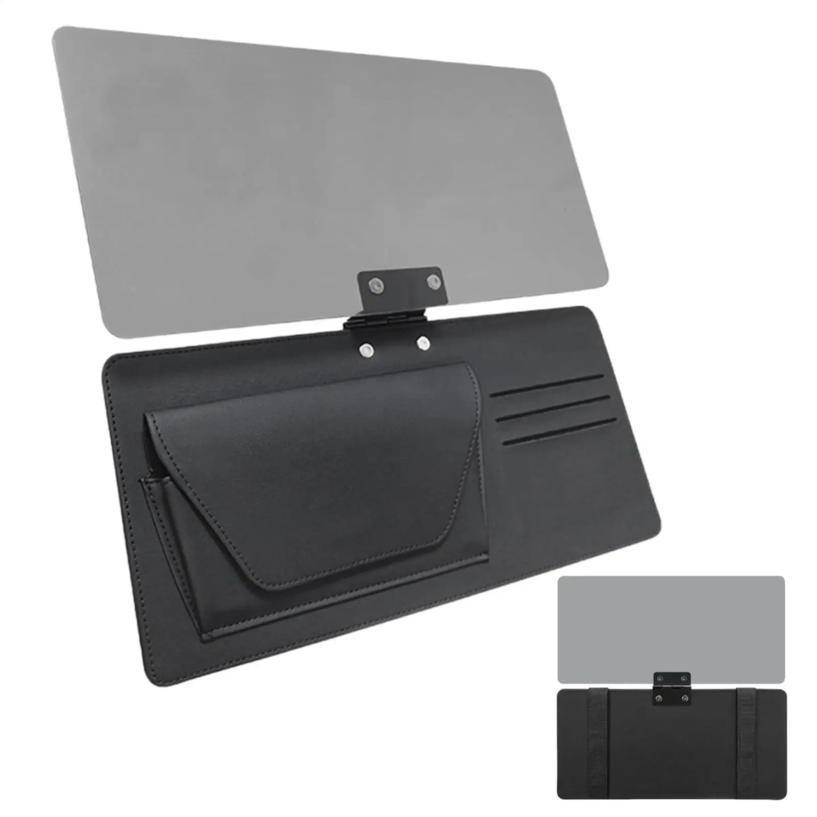 

Удлинитель козырька автомобиля, солнцезащитный козырек со слотами для хранения карт, удлинительная пластина для автомобильного солнцезащитного козырька для ежедневных водителей, дорожные трипмеры для женщин