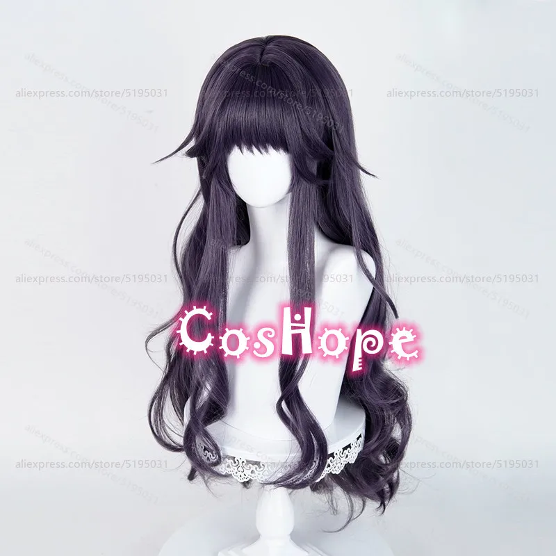 Waguri Kaoruko Cosplay perruque 90 cm de Long violet gris perruque Anime résistant à la chaleur perruques synthétiques pour Halloween carnaval Costume
