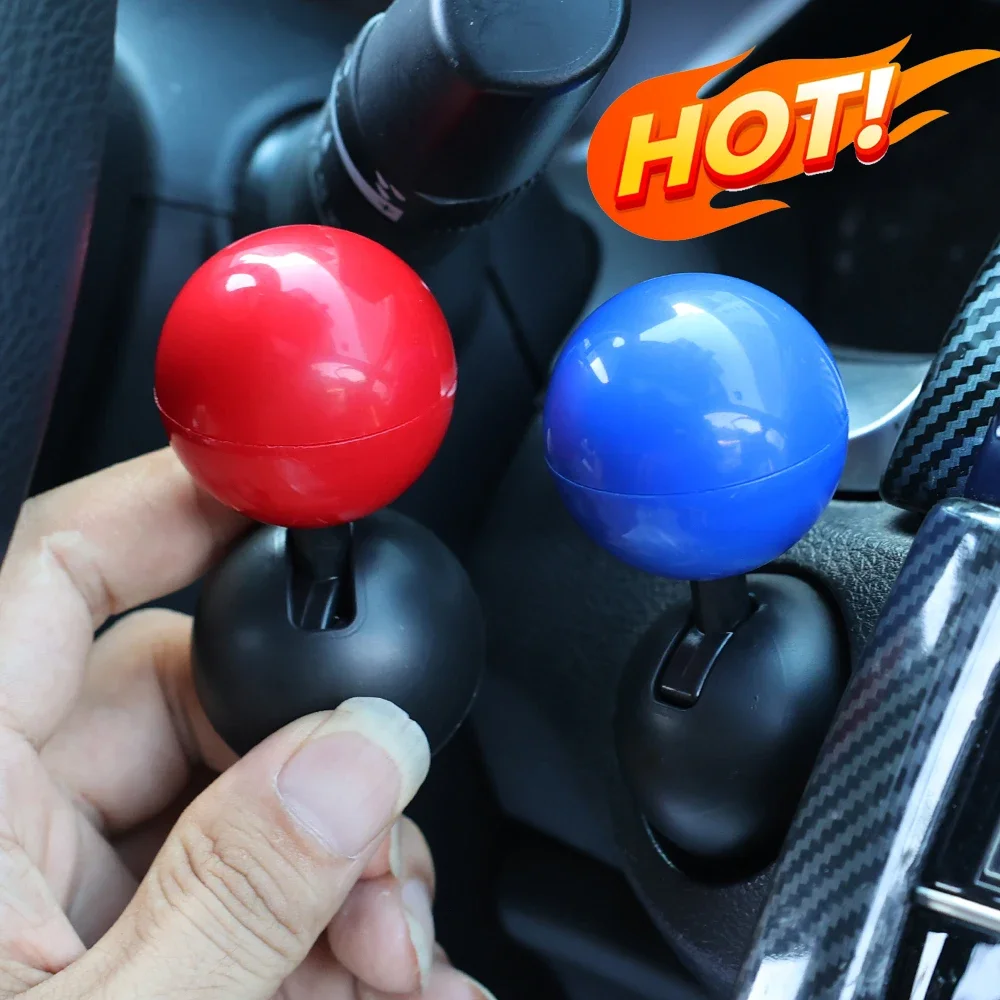 1/2pcs Car One Click Start Button Joystick Multi-function Plastic Button Car Engine Start Stop Cover Decoration Sticker Style