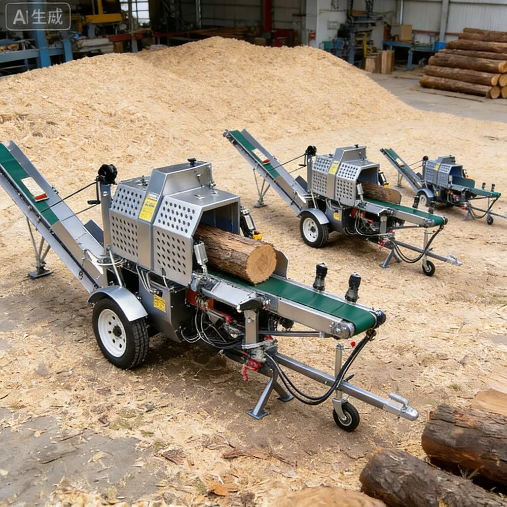 Log Splitter Electric - Бесшумный электрический дровокол на 15 тонн,