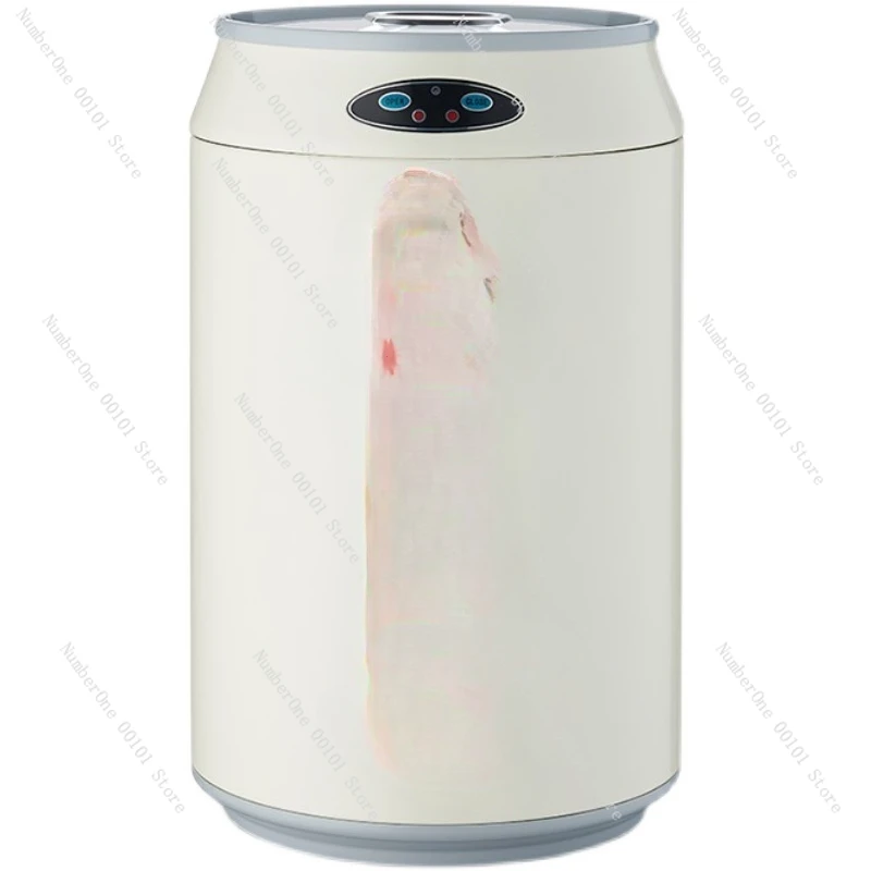 Stainless Steel Can Net Red Creative Smart Trash  Automatic Sensing with Cover Home Living Room Bedroom Kitchen