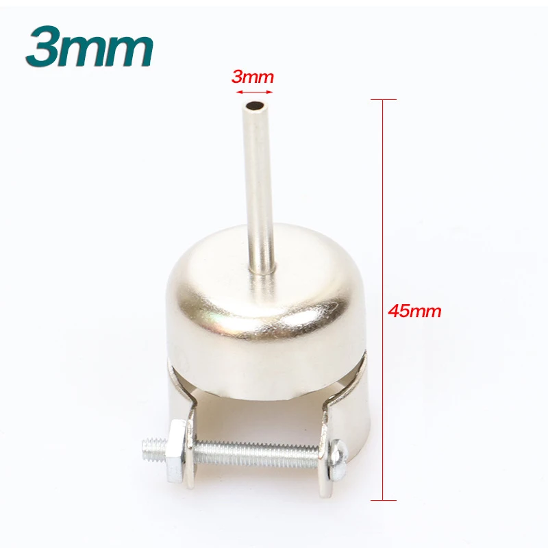 Universal Welding Nozzles For 850 852D 898 Soldering Station Hot Air Gun Welding Nozzle 3mm 4mm 5mm 6mm 7mm 8mm 10mm 12mm