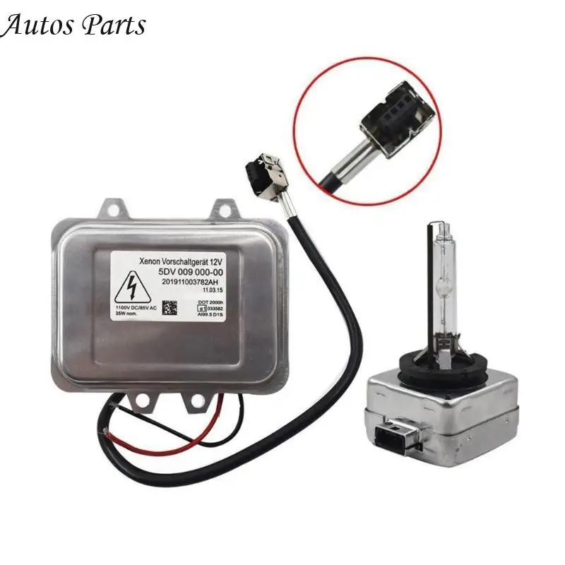 

57BA HID-Xenon Headlight Ballast IgniterCord D1S-Bulb for Cadillac 2007-2013