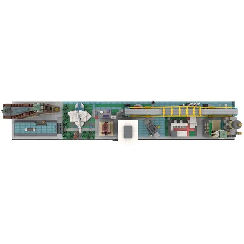 Fantasy City Milwaukee Skyline Model MOC Klassieke Architectuur Bouwstenen DIY Monteren Bakstenen Display Speelgoed Kid Kerstcadeaus