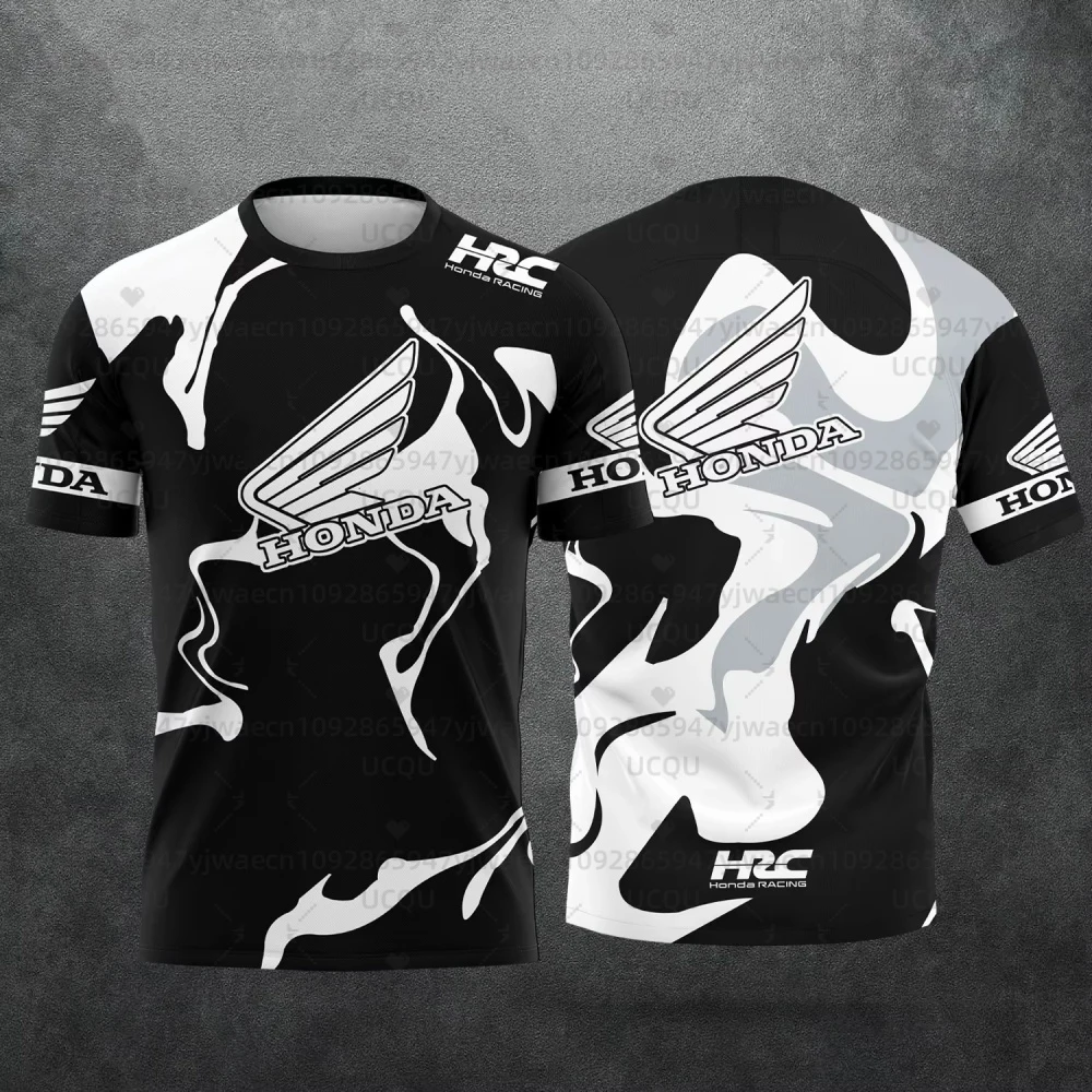 

Men Summer Honda Quick Dry And Breathable Racing Motorcycle Biker Jersey Sportswear Short Sleeve Lightweight Outdoor T-shirt