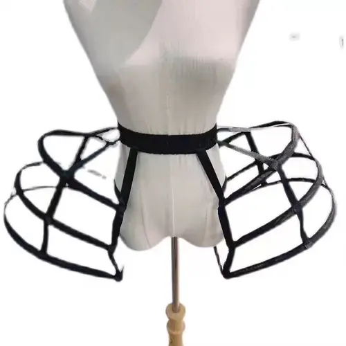 Enagua barroca para mujer, jaula victoriana, falda de aro, enagua, crinolina, Cosplay Vintage