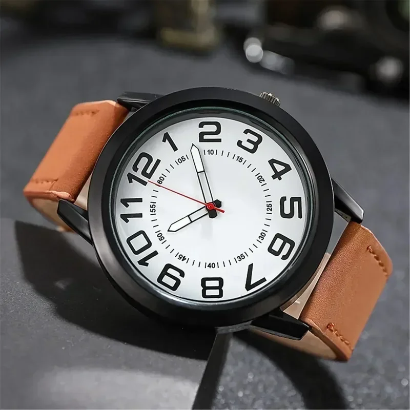 Round Men's Watches Quartz Business Fashion Casual Waterproof Male Watches Men Mechanical Wristwatches Automatic Orologio Uomo