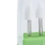 

Dental Flame Cone Round 10Pcs/box White Stone Polisher FG Burs for Polishing Dental Clinic Metal Resin Porcelain