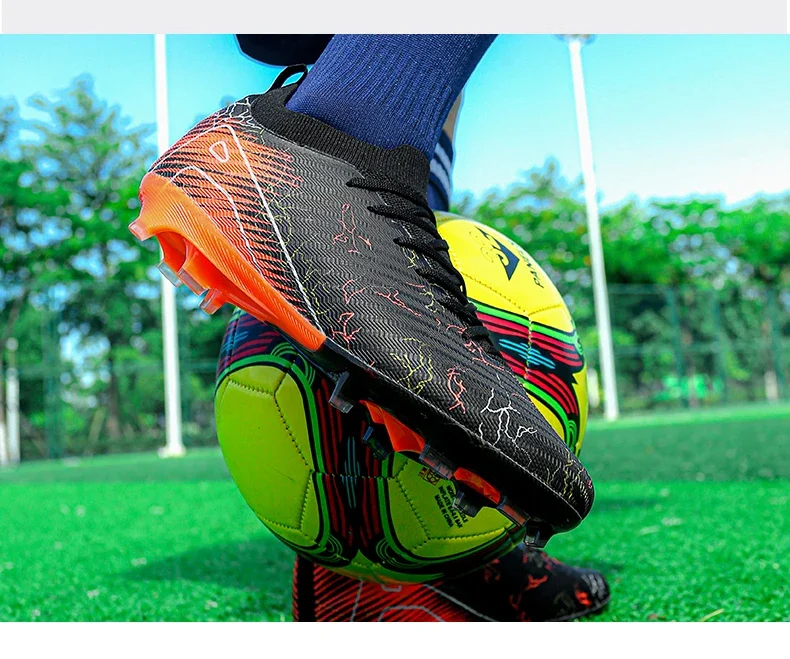 Neue Herren-Fußballschuhe FG Hochwertige Stollenschuhe Rutschfeste Sneakers Fußballschuhe Training Großhandel Dropshipping Unisex Erwachsene – Detail 25