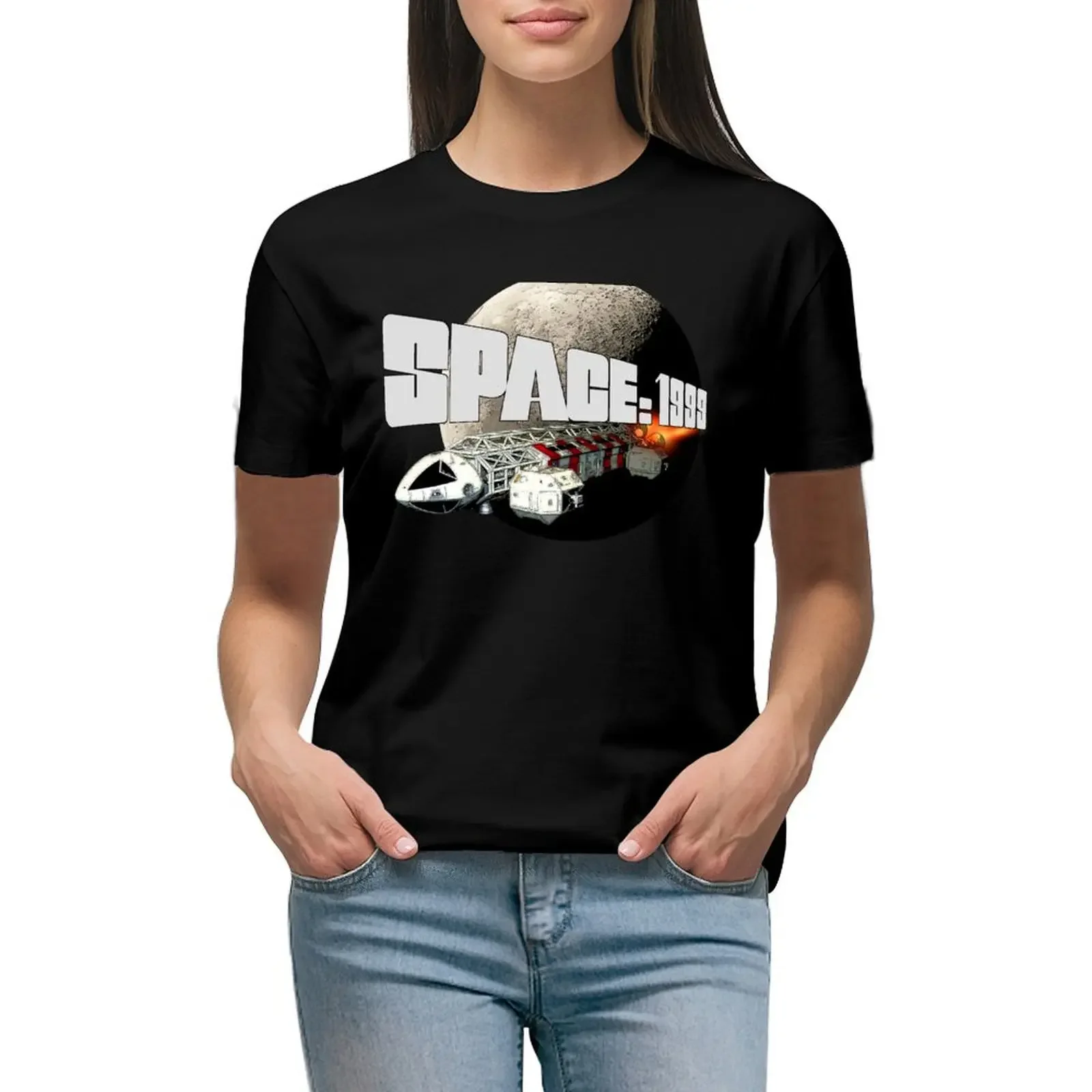 SPACE 1999- Eagle Transporter T-Shirt summer clothes funnys korean fashion shirts graphic tees plain t shirts for Women