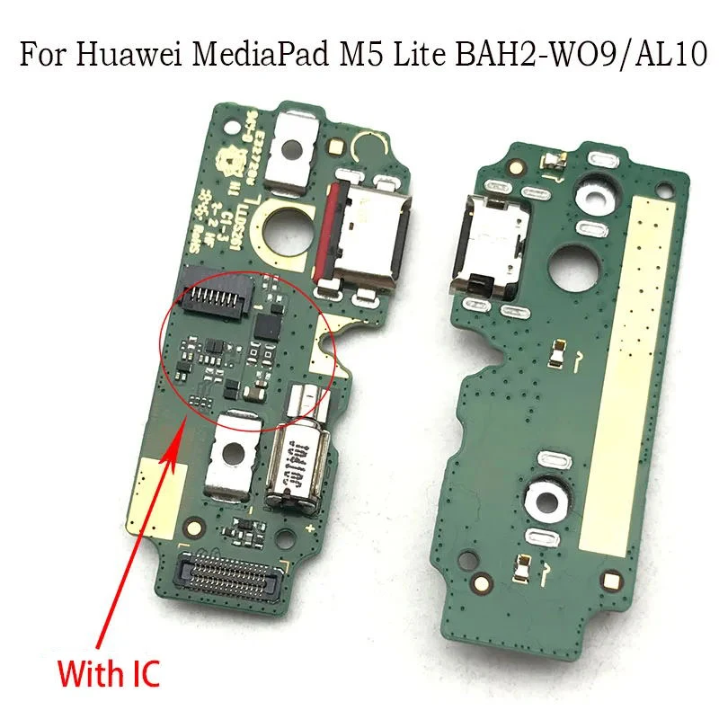 NEW USB fast Charging Port Dock Charger Plug Connector Board Flex Cable For Huawei Mediapad M5 lite M3 Lite 10 Wifi Version M5