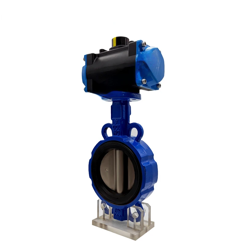 D671 Pneumatic Soft Seal Clamp Butterfly Valve