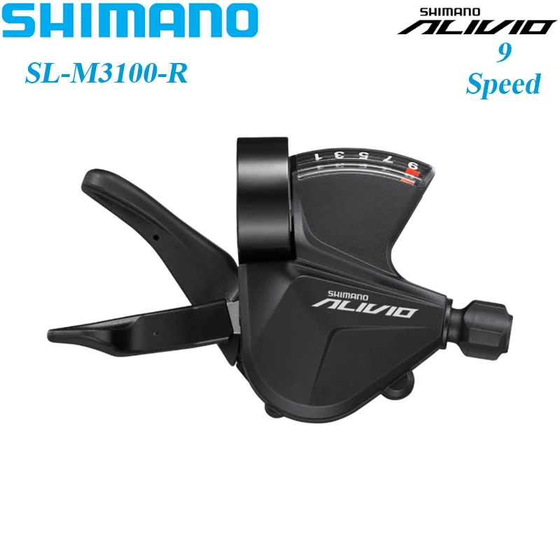 SHIMANO ALIVIO M3100 9V Shifter Lever+ SHADOW Rear Derailleur SGS 9S Groupset For MTB Bicycle Mountain Bike Original Parts