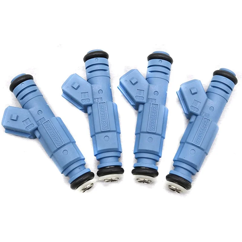 4 Pcs 0280155885 F01R00M082 Engine Fuel Injector Nozzle for Land Rover Freelander MG ZT ROVER 75 Tourer 1.8 16V