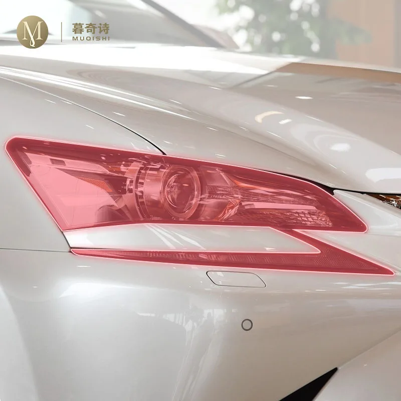 

pre cut car exterior headlight scratch resistant TPU protective film transparent/smoked For Lexus GS 350 450 2016-2024