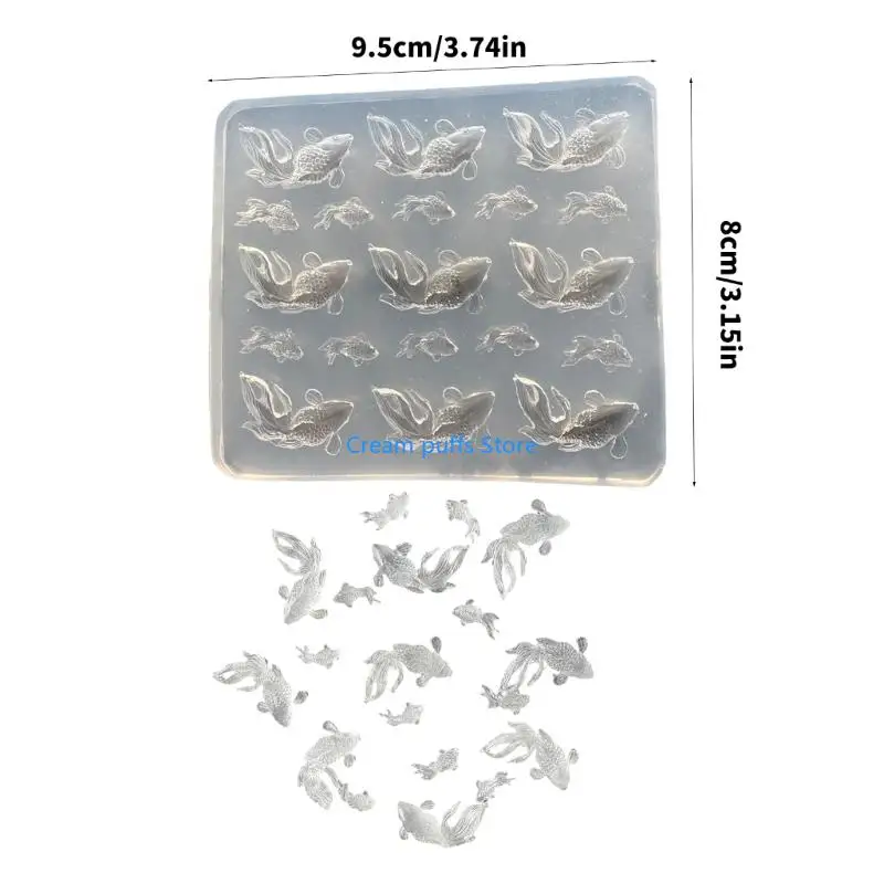 Acessórios forma peixe dourado 50LE