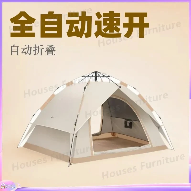 For 3-4 Person Camping Tent Automatic Pop Up Double Layer Waterproof Portable Folding Outdoor Hiking Travel Shelter Rainproof
