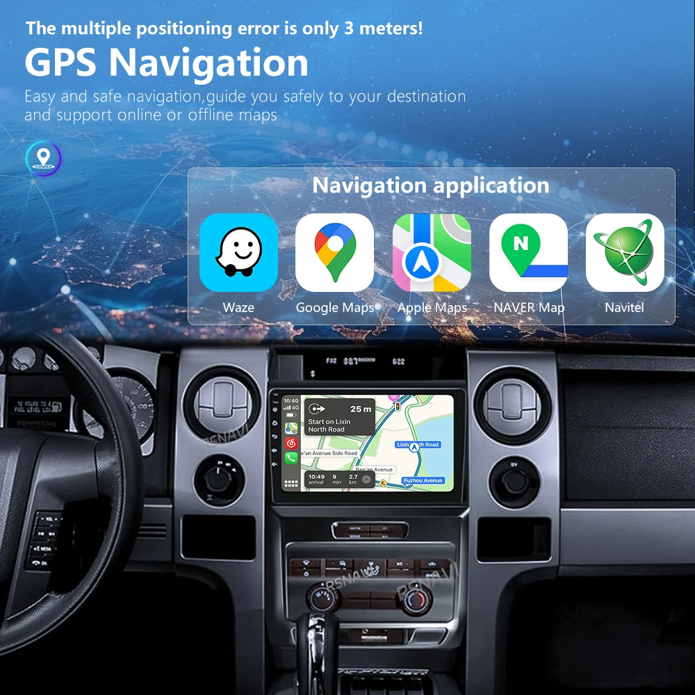 أندرويد 15 لفورد F150 P415 رابتور 2008 - 2014 E53 X5 M5 وحدة رأس ستيريو مشغل Autoradio Carplay راديو السيارات الوسائط المتعددة