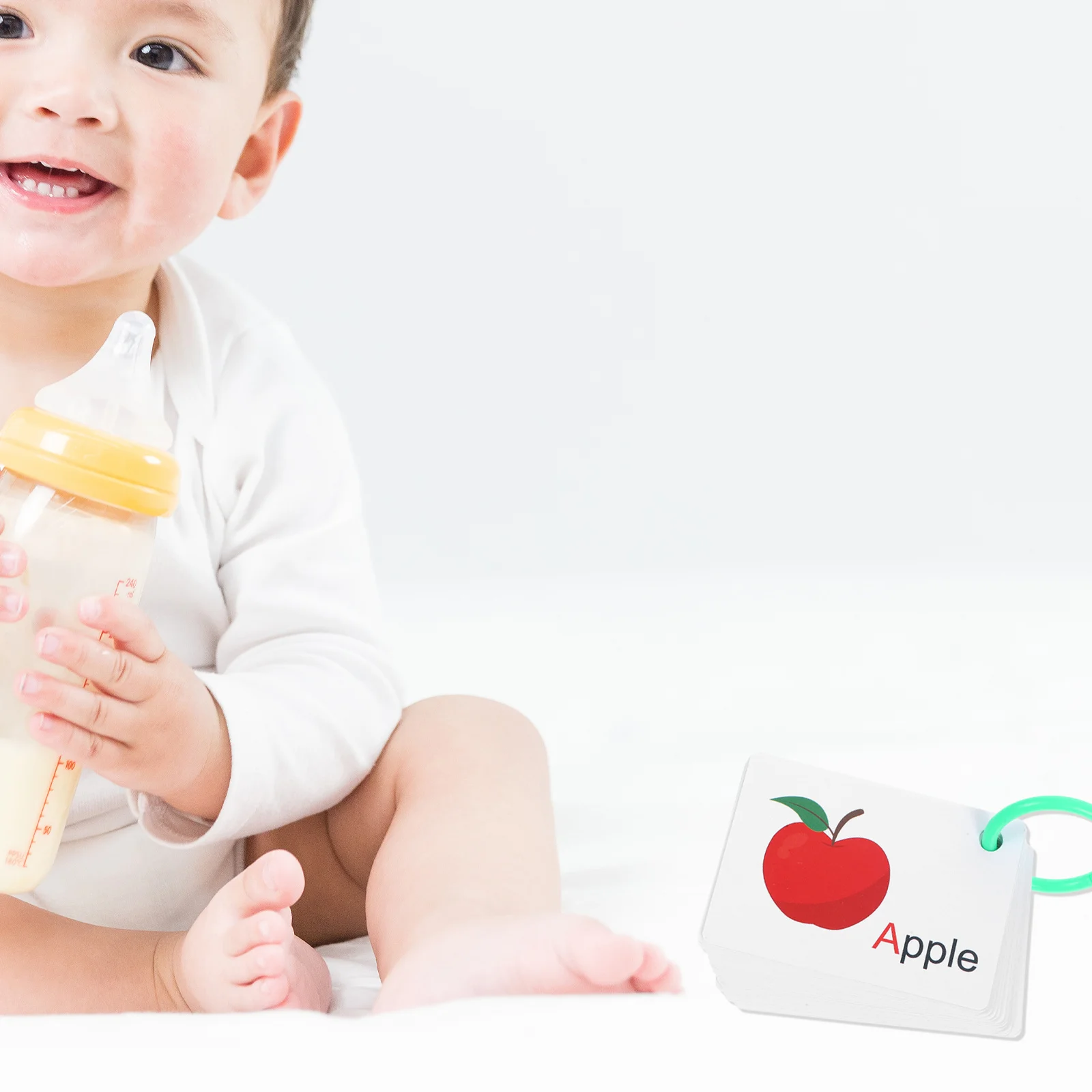 Flash per l'apprendimento delle lettere inglesi Alfabeto colorato educativo per 3-6 anni Carte per l'educazione precoce dei bambini Schede flash inglesi