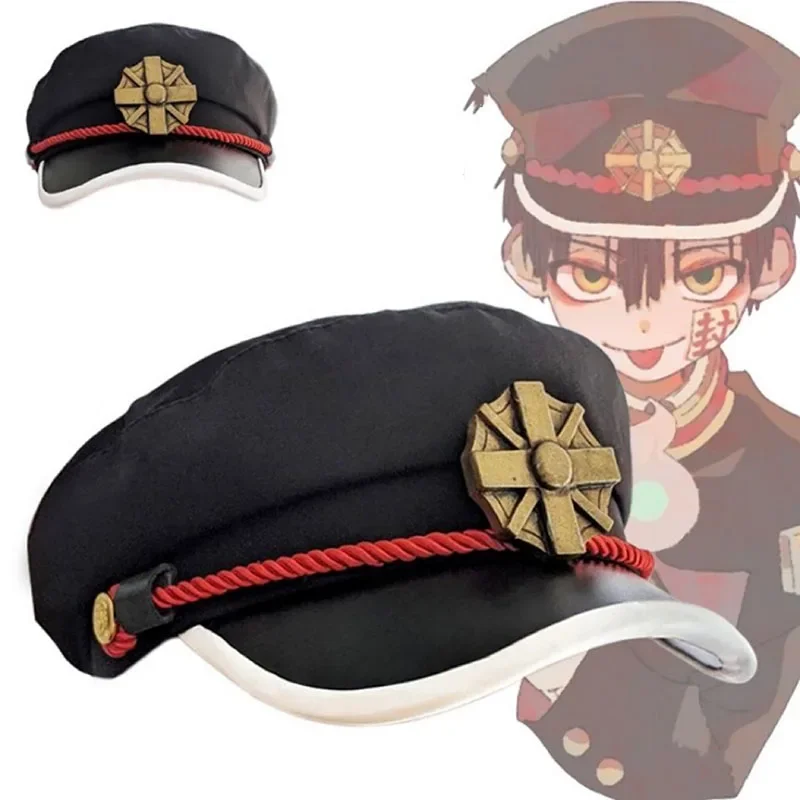 

Cartoon Toilet-Bound Hanako-Kun Cosplay Hat Accessories Anime Yugi Amane Same Design Badge On Hats Gift For Friends