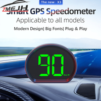 GPS Speedometer KMH Head Up Display For HUD Gauge LCD Display Speed Meter Gauge For All Cars Plug and Play On Board Computer