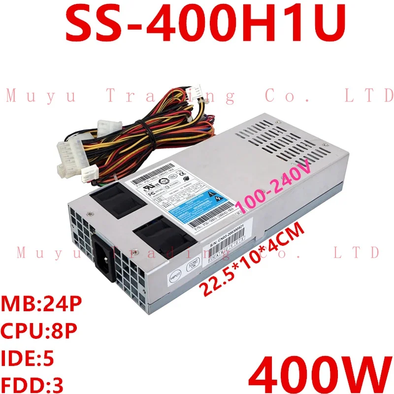 PSU สำหรับ1U เมาเรือ SS-400H1U แหล่งจ่ายไฟสลับ400W แบบดั้งเดิมใหม่