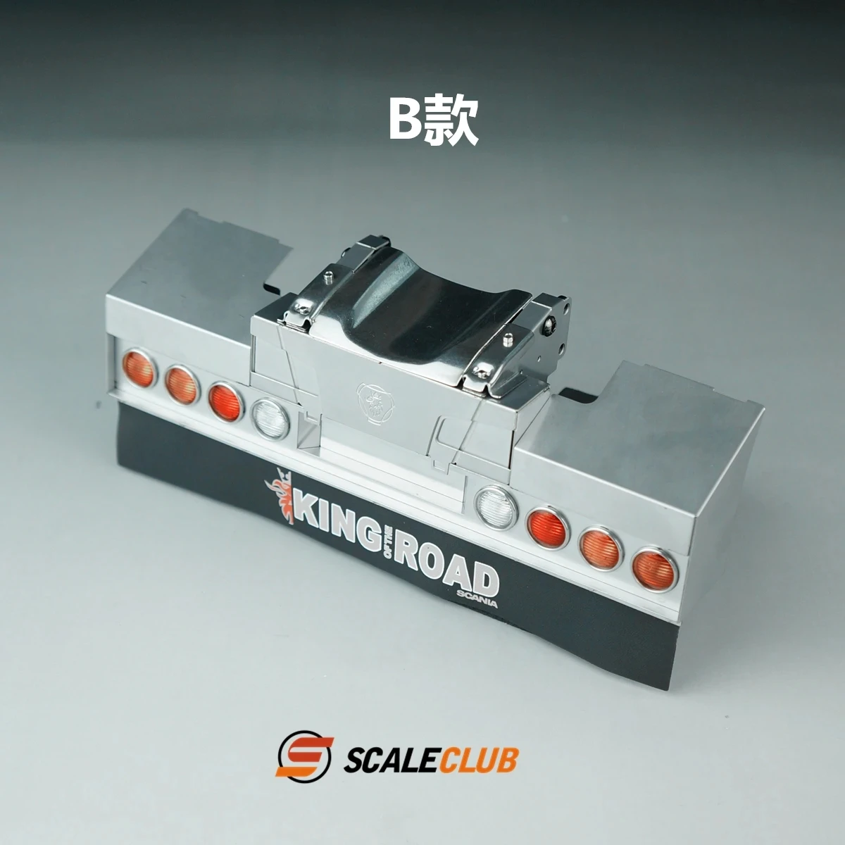 Scaleclub Model For Tamiya Scania R620 R470 R730 Drag Head Heavy Metal Tail Beam With Light For Tamiya  Scania 770S MAN Benz