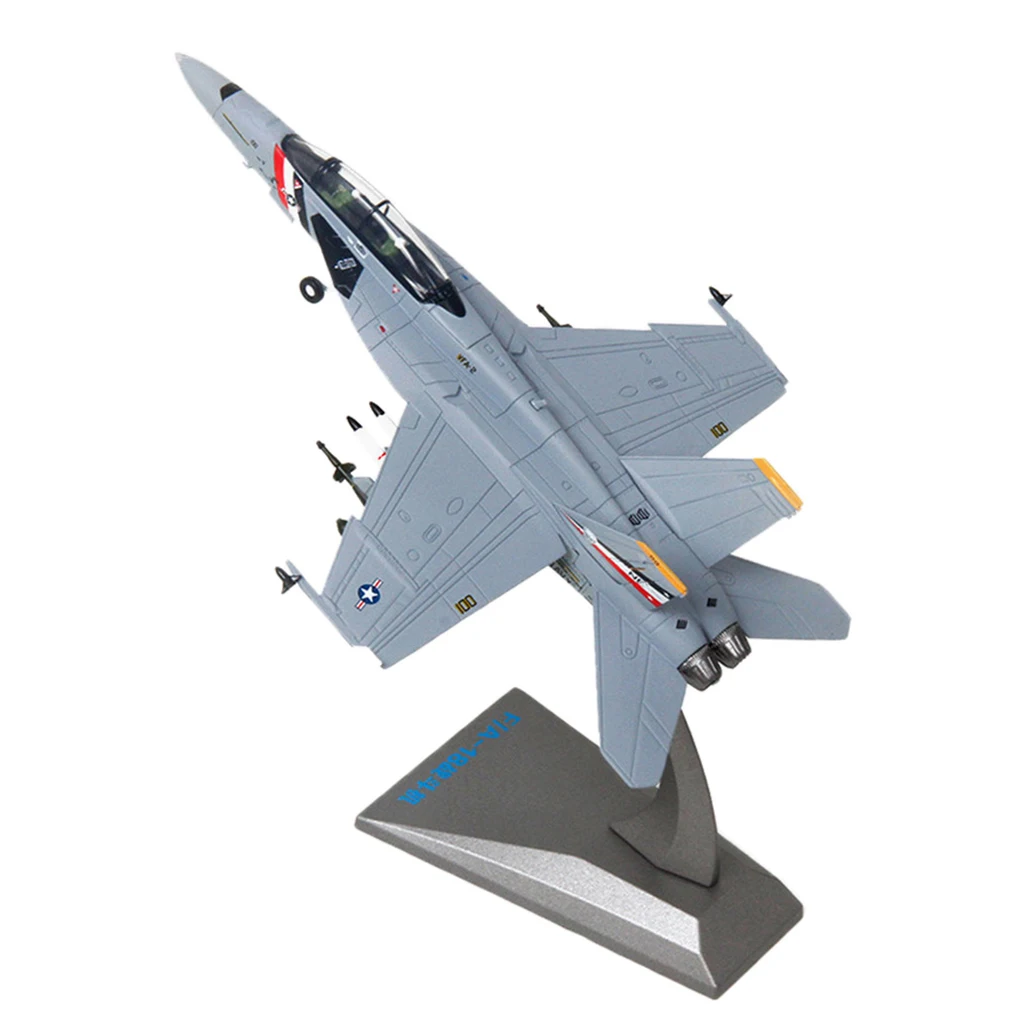 

Alloy 1:100 F-18 Simulation Aircraft Model Kids Adult Collectable Gifts