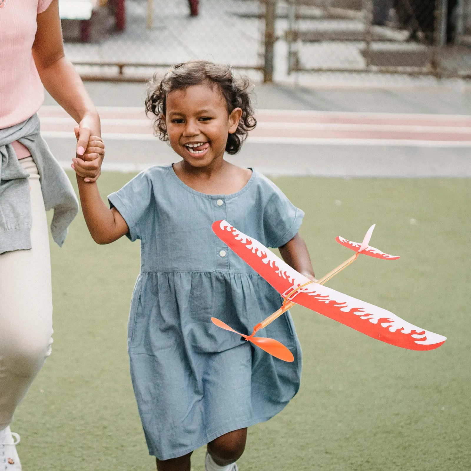 

Rubber Band Powered Airplane Kit DIY Assembly Outdoor Play Children's Educational Stem Flying Glider Planes Intellectual