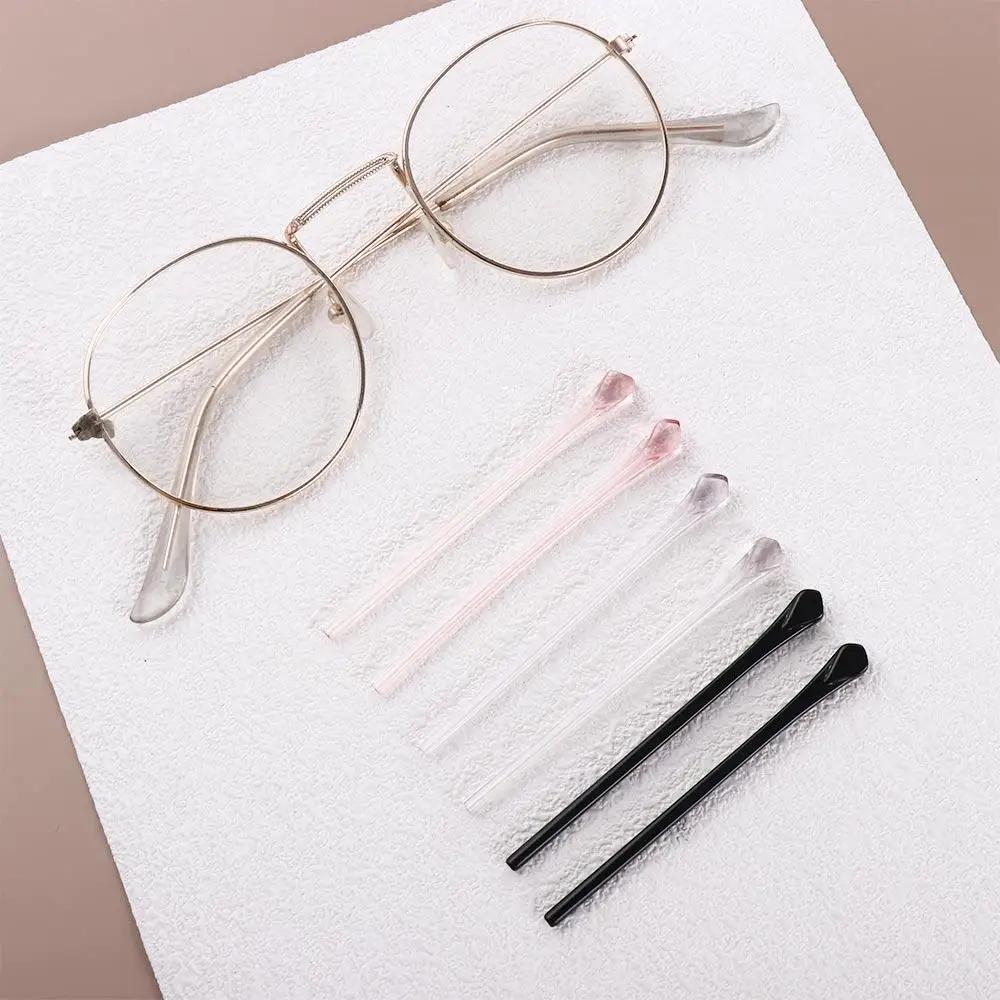 All-in-one Fixed Anti-Lost Anti-Slip Plank Eyeglass Holder Glasses Foot Cover Ear Hooks Legs Sleeve Eyeglass Accessories