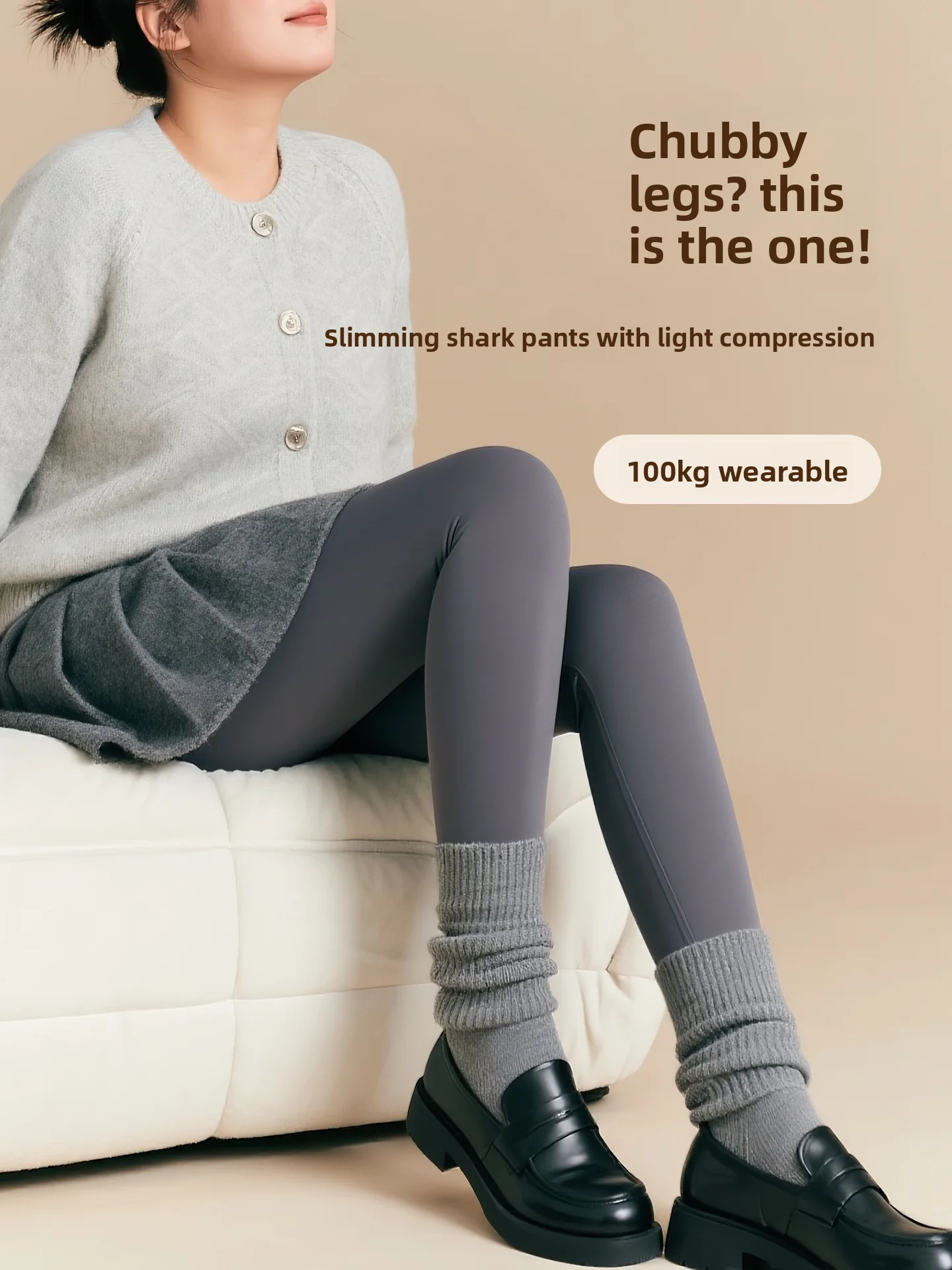 

arkskin Yoga Pants Women's Autumn Winter New Sle Micro Prure a Fce Lined High Elastici Base Layer Pants