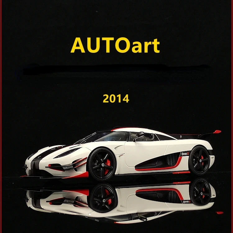 AUTOart 1/18 Koenigsegg ONE:1 simulation car model full open high-end collection gift ornament miniature model