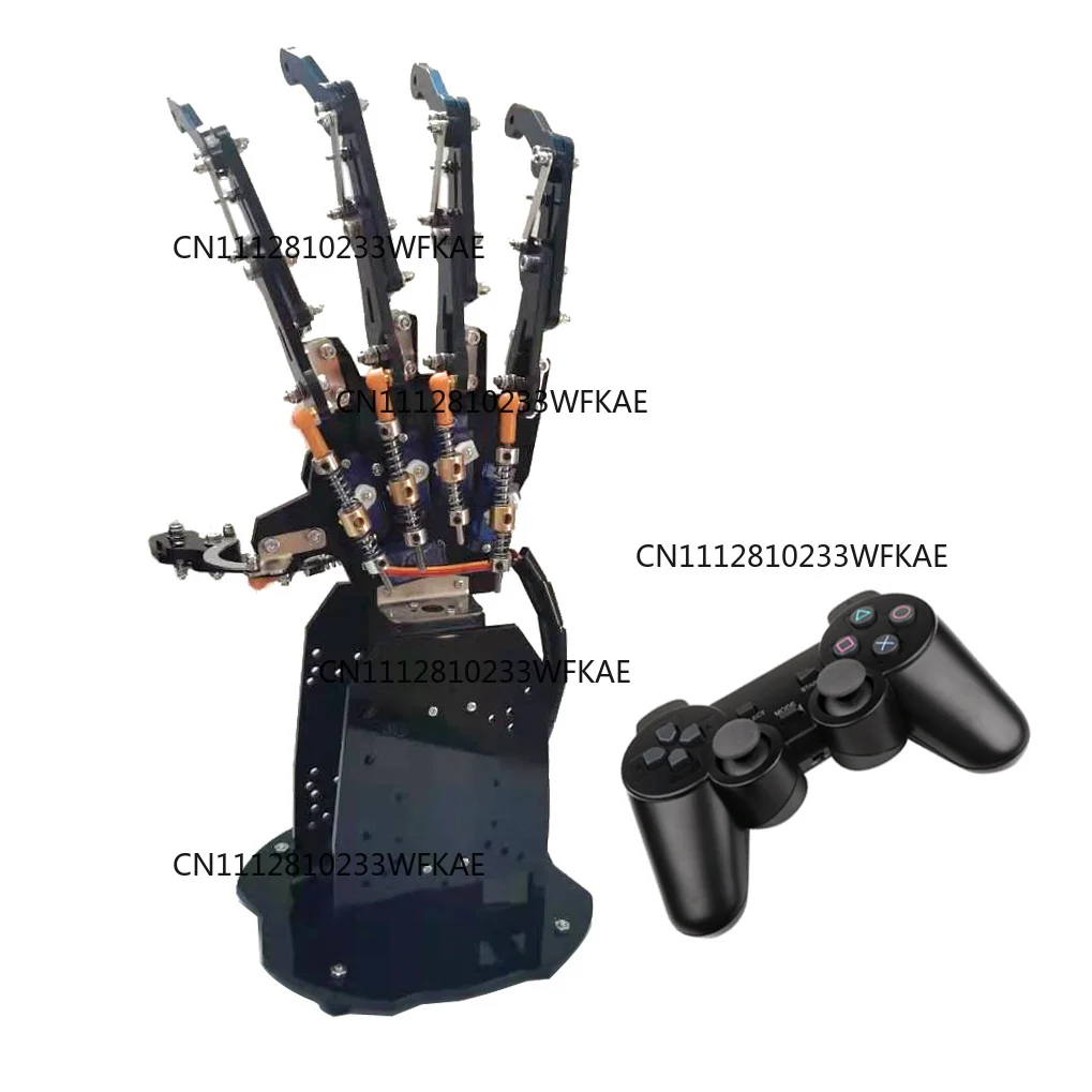 金属製diyプログラミングロボットメカニカルクロー、arduinoアームに適しており、実験教育に最適です。