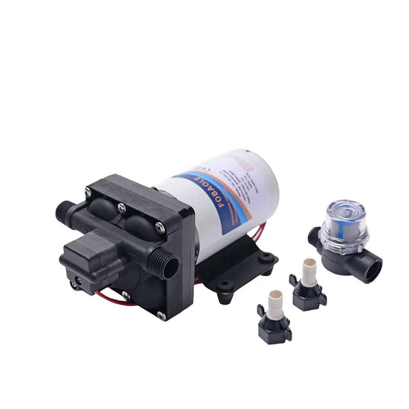 

RV/Yacht Mini Diaphragm Silent 48V DC Electric Booster Self-priming Water Pump With 11.3L/Min Flow & 38m Lift