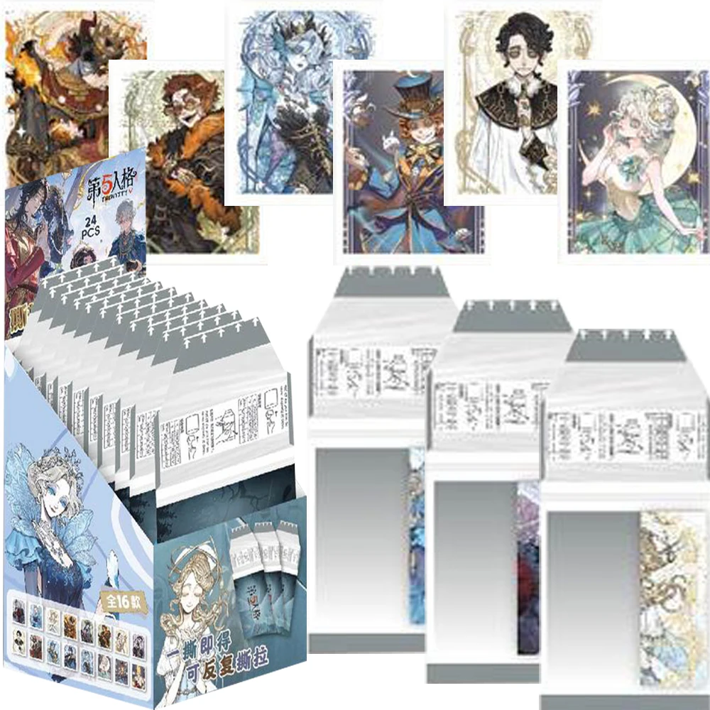 

Коллекционные карты Identity V, ролевые игры, соревновательные игровые персонажи, креативные и забавные разрываемые фотокарточки, любимые подарки для детей