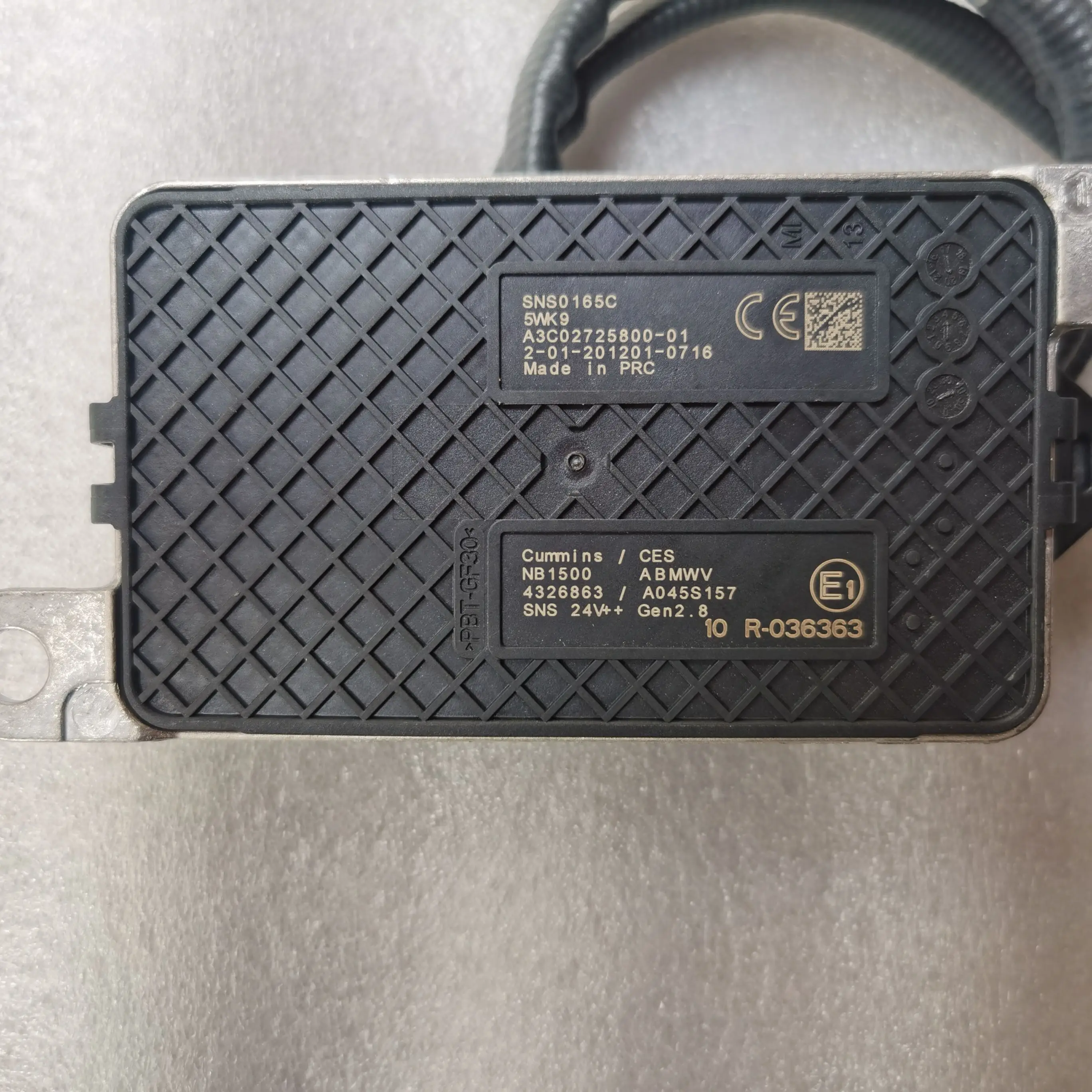 4326863 Sensor Nitrogen Oksida Mesin Diesel QSB6.7 Asli, perangkat aftertreatment truk, sensor Nox 4326471