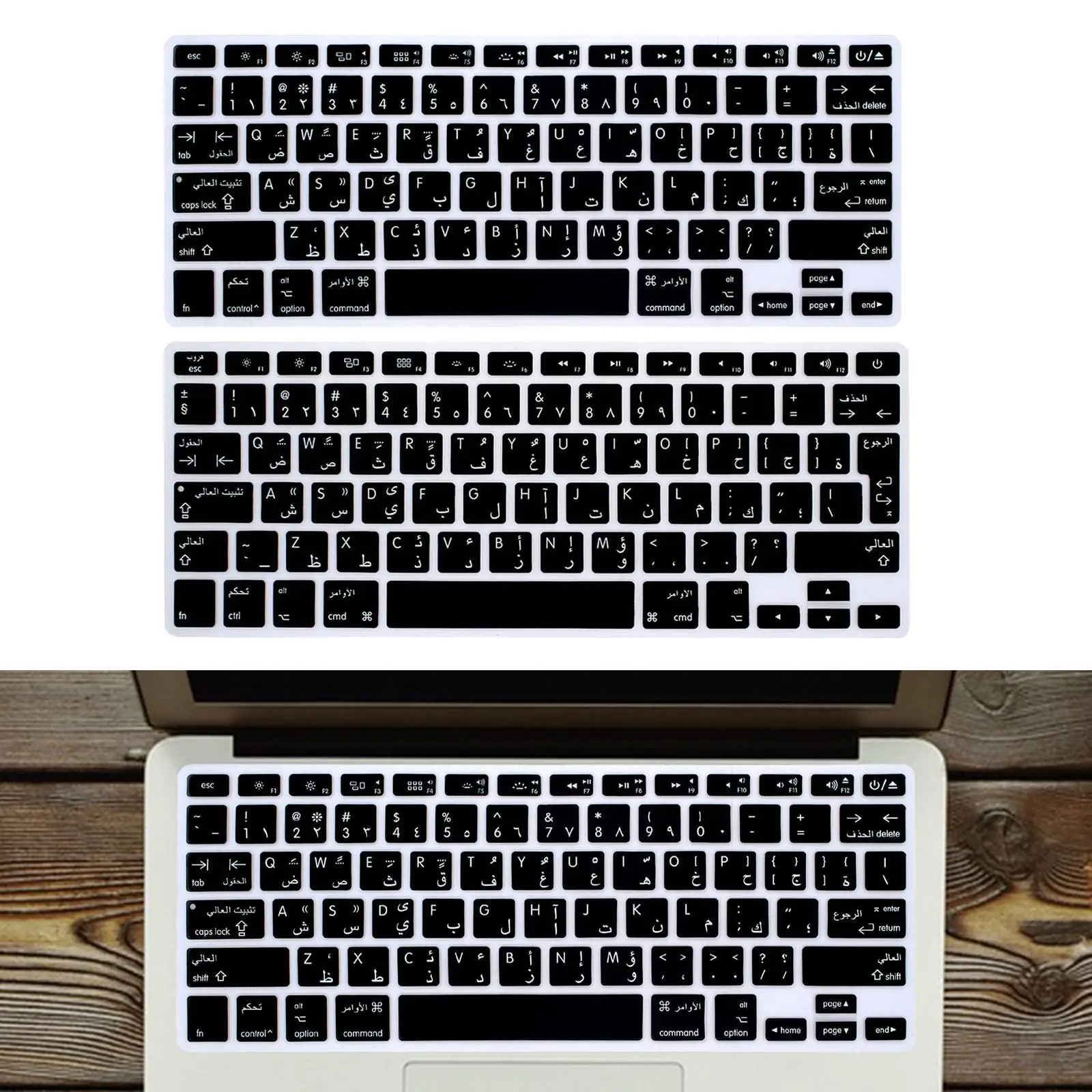 

Чехол для клавиатуры в арабском стиле, моющийся, водонепроницаемый, легкий набор текста, защитный для 17 дюймов