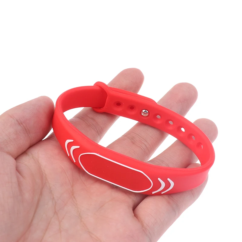 1PC RFID NFC Bracelet Wrist Band Bracelet Tag Access Control Card 125KHz ID IC Adjustable Waterproof Wristband