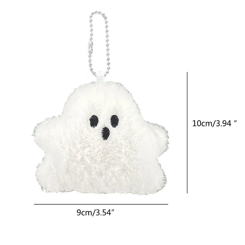 Plüsch Gespenst hängen Ornament Halloween Dekoration Schlüssel ring Charme Gespenst Tasche Charme Plüsch Material Geschenk für Jugendliche Mädchen