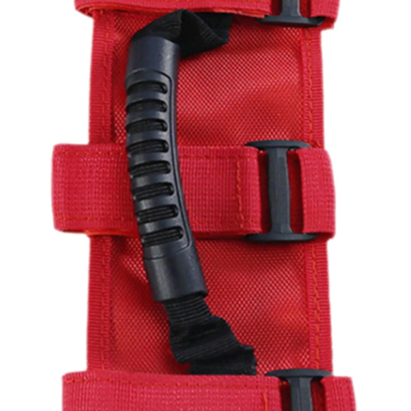 Sturdy Paracord Roll Bar Grab Handle Set Oxford Cloth Interior Hand Grips for Vehicle Security