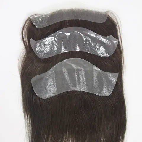 Мужской парик Eseewigs Front Men Toupee темно-коричневый 6 дюймов